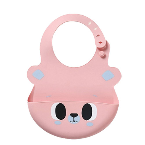 Easily Wipes Clean soft food grade Waterproof silicone baby bib